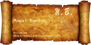Magel Bartos névjegykártya